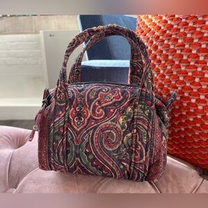 Vintage Vera Bradley Designs Mini Duffle Purse